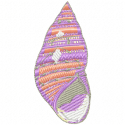 Seashell Embroidery Design 3 Seashell Embroidery Design 3